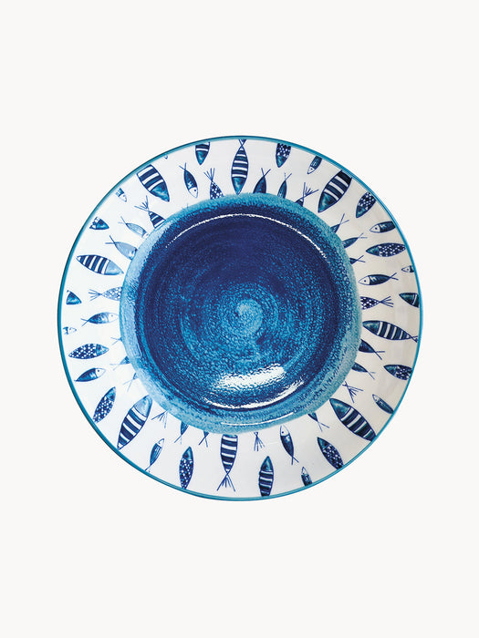 Porcelain Tableware Set Marechiaro 6 People Set of 18