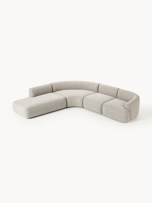 Sofia Modular Bouclé Corner Sofa (4-seater)