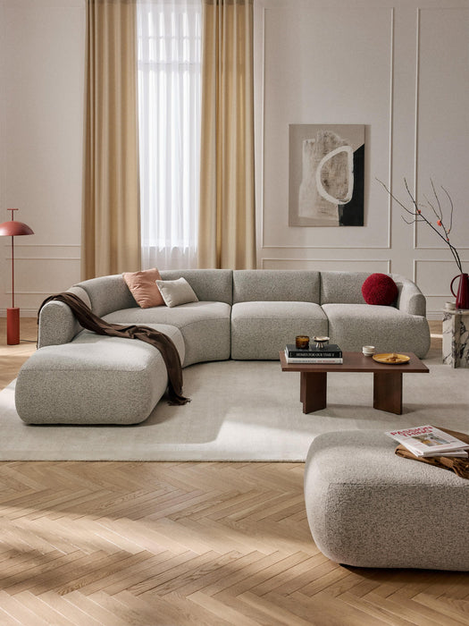 Sofia Modular Bouclé Corner Sofa (4-seater)