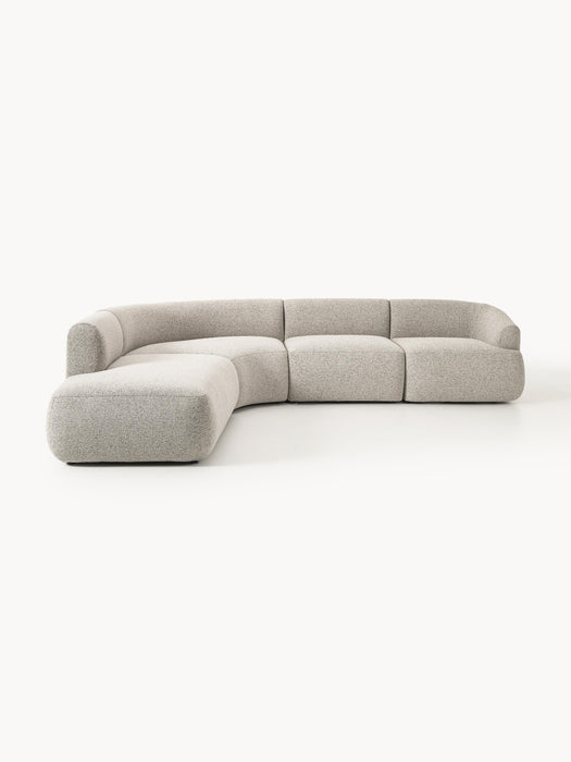 Modular Boucl Corner Sofa Sofia 4-seater