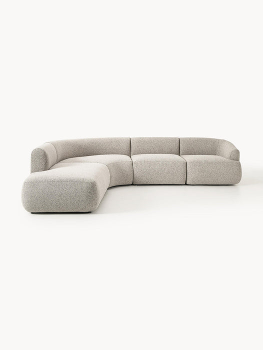 Sofia Modular Bouclé Corner Sofa (4-seater)