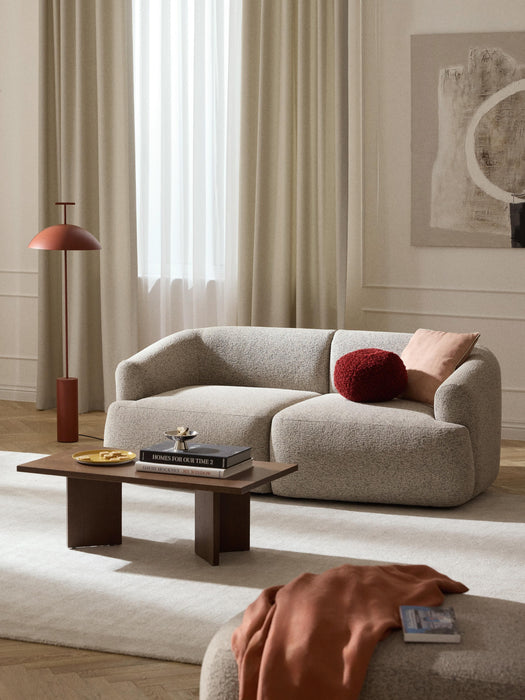 Modular Boucl Sofa Sofia 2-seater