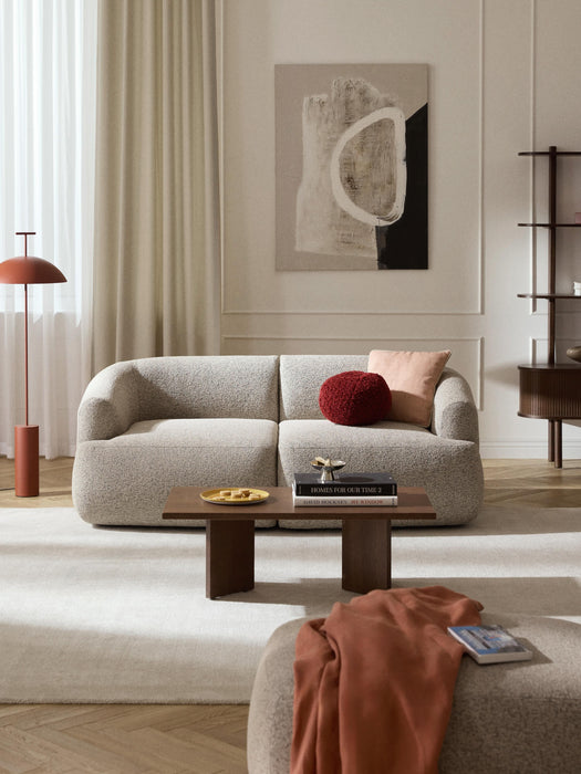 Modular Boucl Sofa Sofia 2-seater