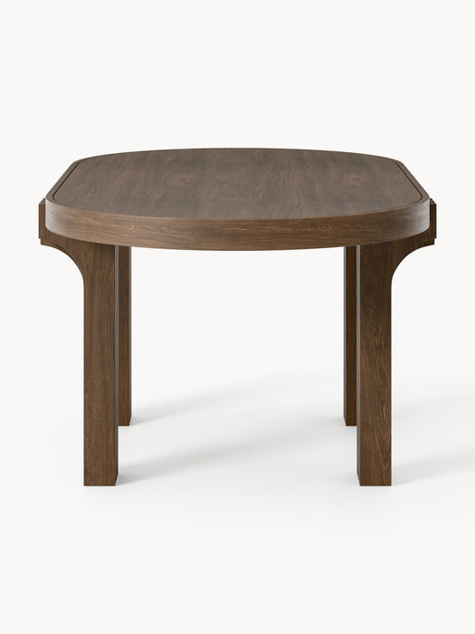 Nolan Oval Oak Wood Dining Table, in various sizes