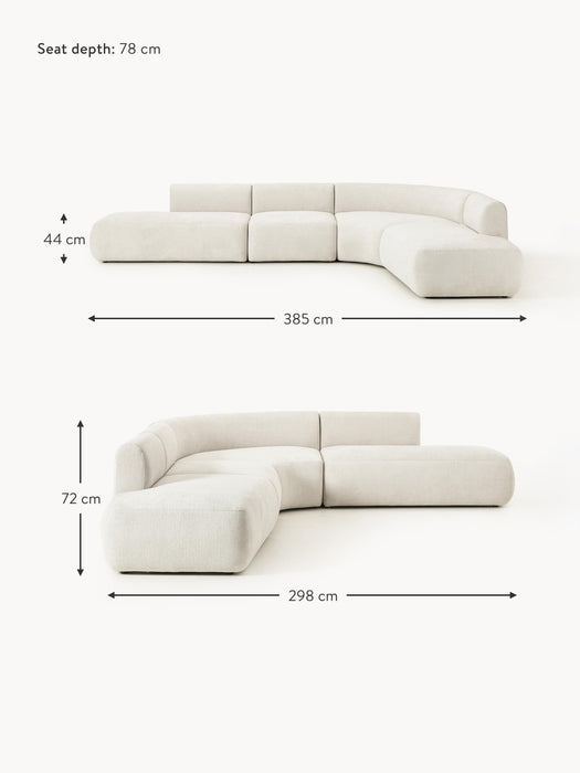 XL Modular Corner Sofa Sofia 4-seater