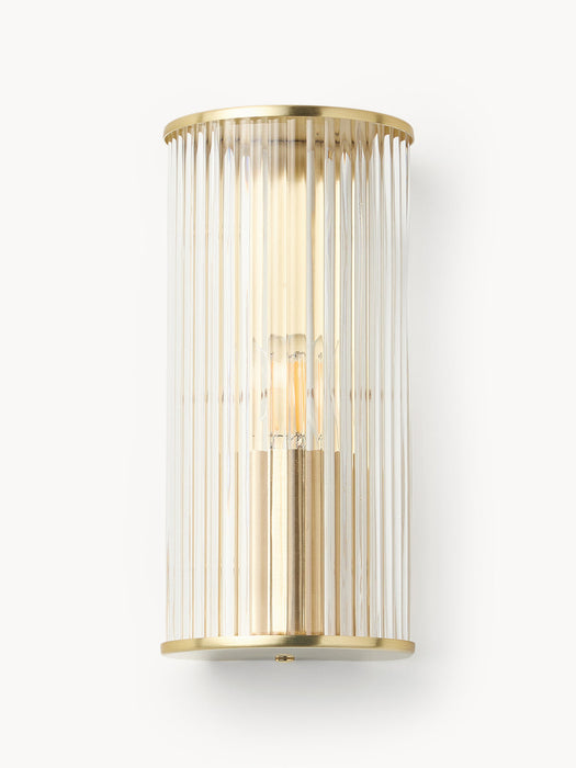 Emmi Wall Lamp with Ribbed Glass