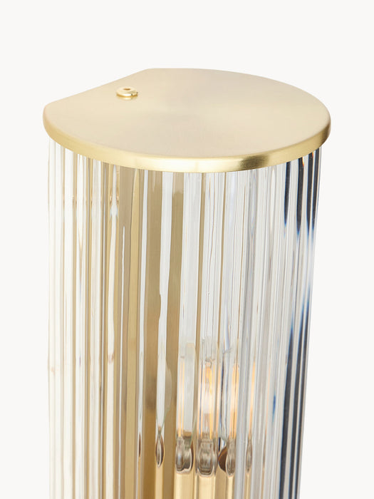 Emmi Wall Lamp with Ribbed Glass