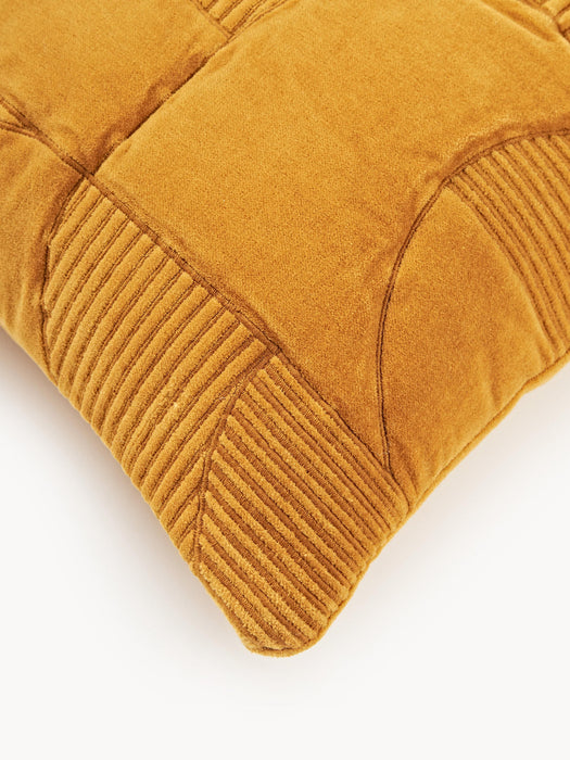 Verina Embroidered Cushion Cover with Geometric Pattern