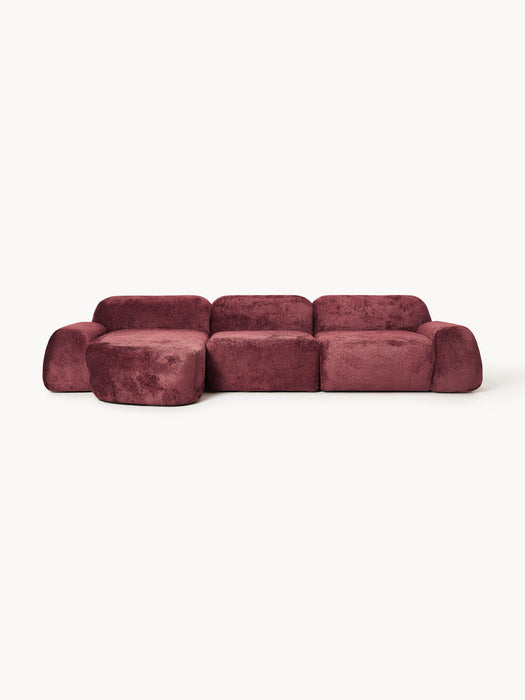 Wolke Modular Teddy Bouclé Corner Sofa (4-seater)