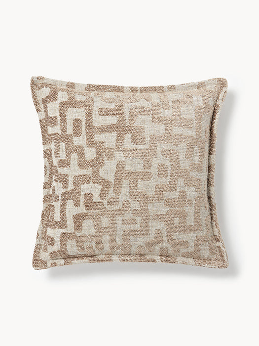 Contia Viscose Cushion with Woven Jacquard Pattern