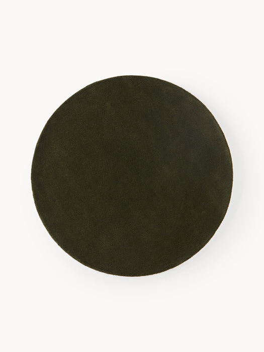 Round Hand-Tufted Wool Rug Zayne