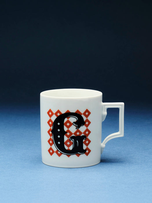 Initials Westwing x MEISSEN, Handmade Mug with Decorative Motif