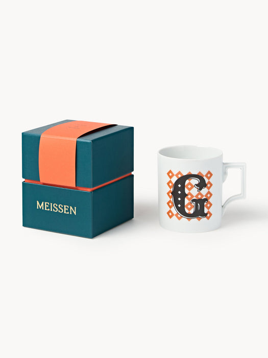 Initials Westwing x MEISSEN, Handmade Mug with Decorative Motif