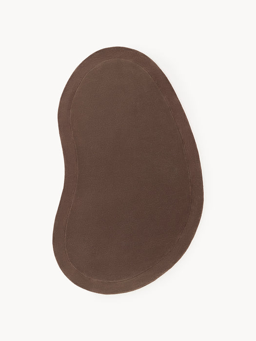 Organic-Shaped Hand-Tufted Wool Rug Kadey