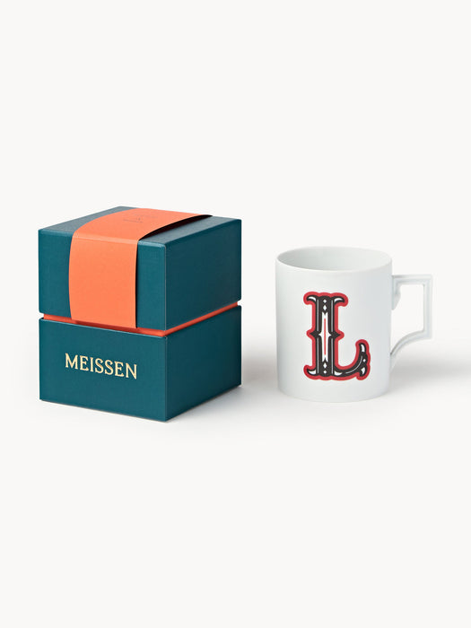 Initials Westwing x MEISSEN, Handmade Mug with Decorative Motif