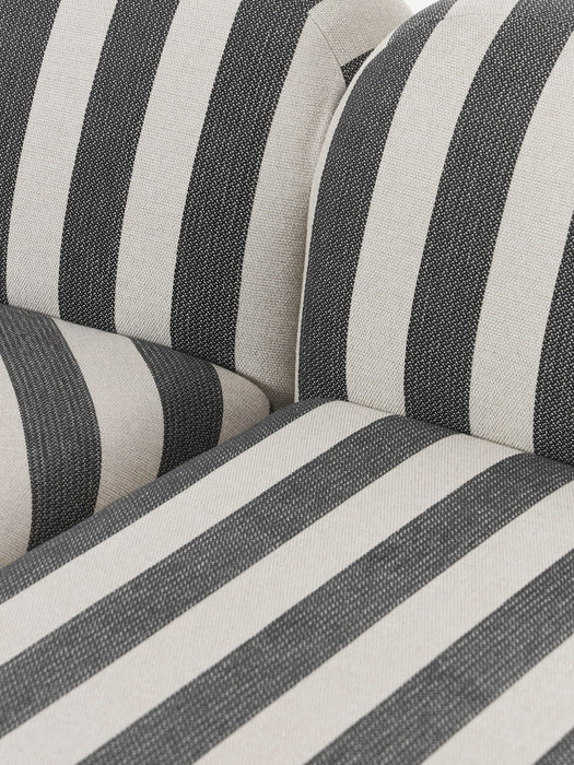 XL Modular Striped Corner Sofa Wolke