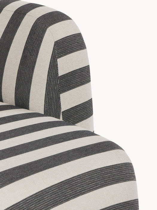 XL Modular Striped Corner Sofa Wolke