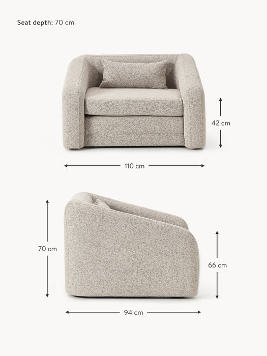Boucl Chair Bed Eliot