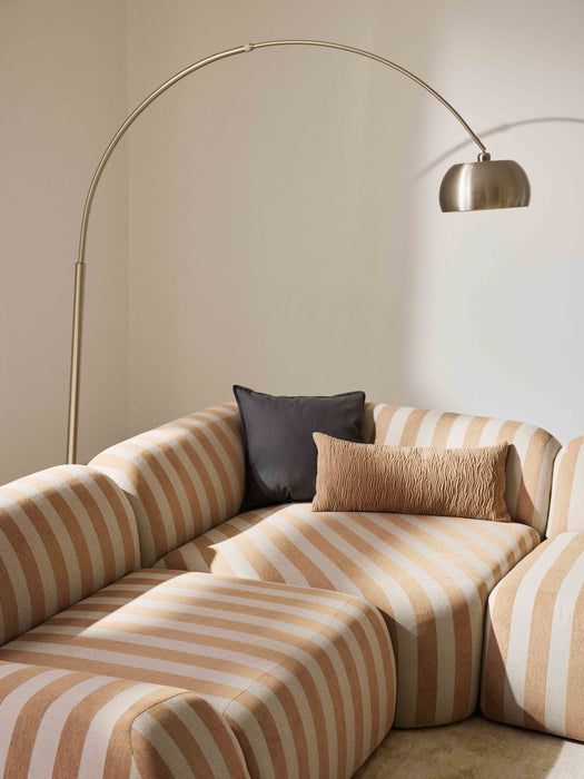 Modular Striped Corner Sofa Wolke 4-seater
