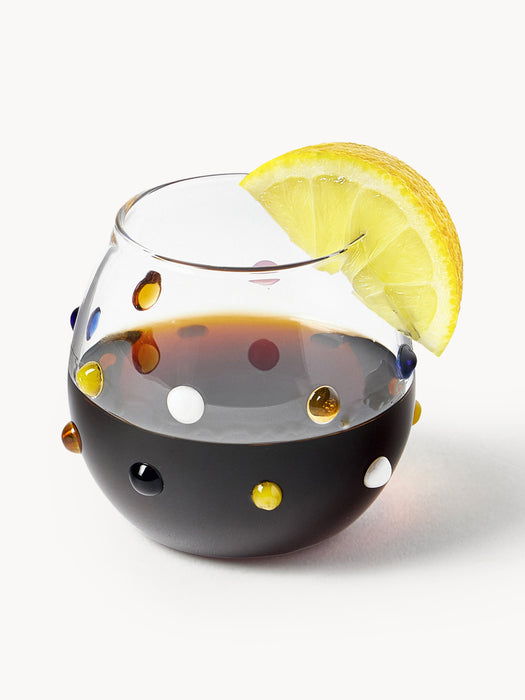 Small Mouth-Blown Borosilicate Tumblers Perli Set of 4
