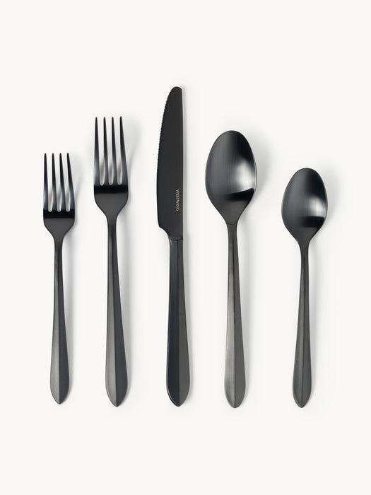 Brushed Stainless Steel Cutlery Set Thibaud in various set sizes