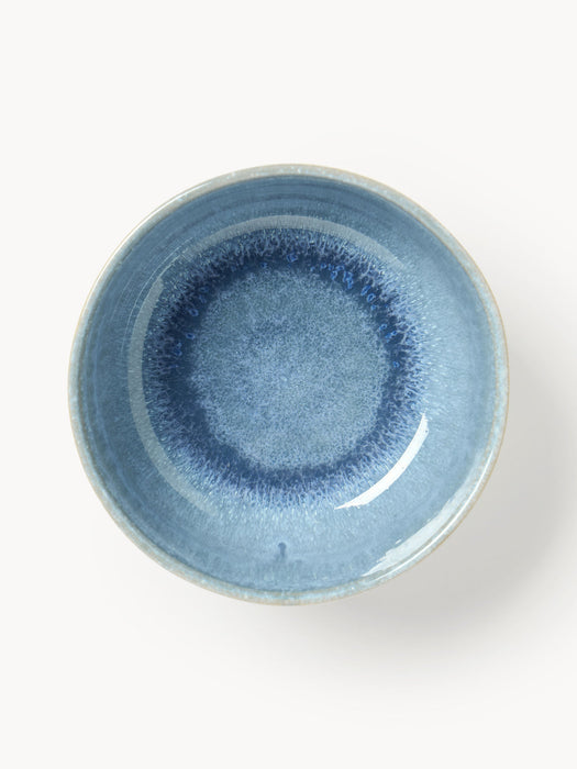 Danza Handmade Bowls with Reactive Glaze, Set of 4