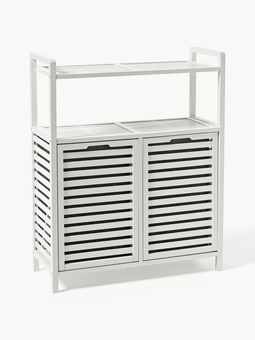 Kit Bamboo Bathroom Shelf with Laundry Baskets
