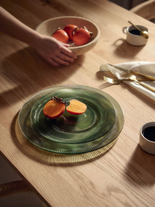 Effie Ribbed Dinner Plates, Set of 4
