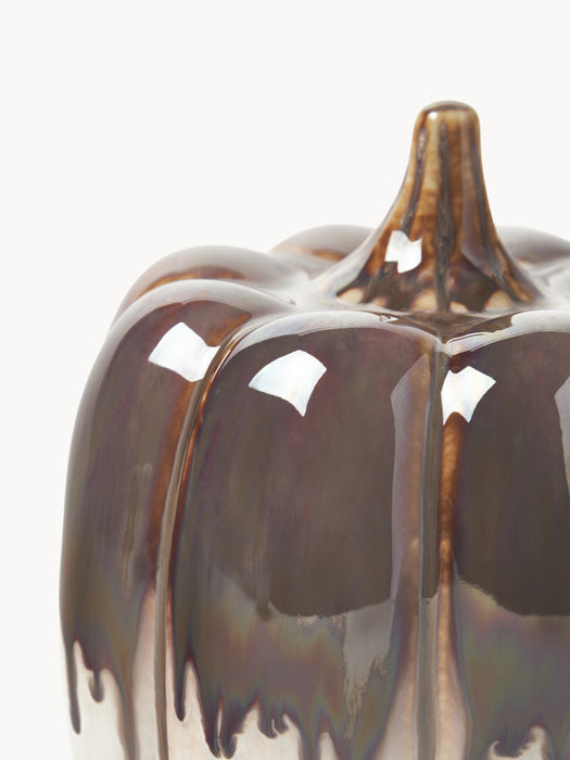 Pumpkin-Shaped Decorative Object Moranga H 15 cm