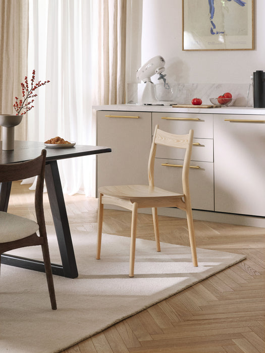 Ash Wood Dining Chair Koa