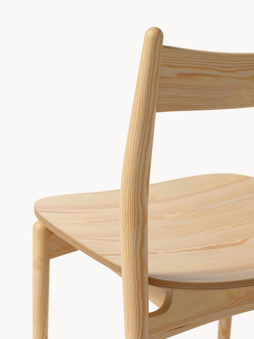 Ash Wood Dining Chair Koa