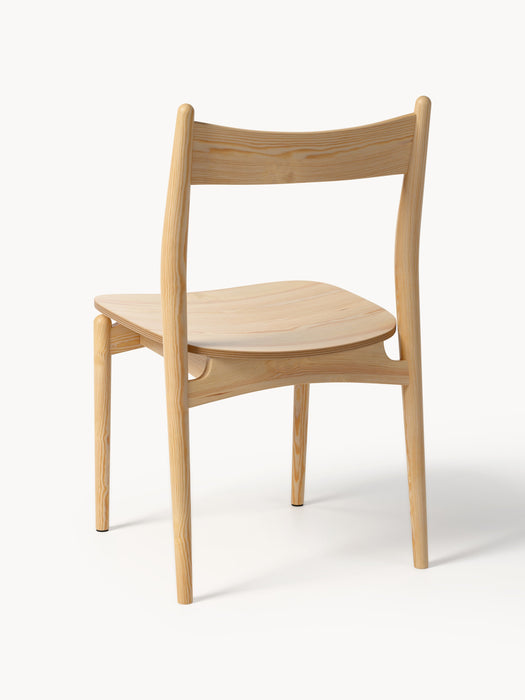 Ash Wood Dining Chair Koa