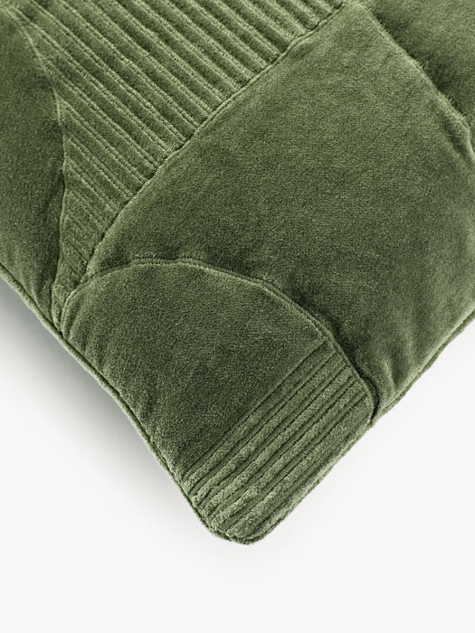 Verina Embroidered Cushion Cover with Geometric Pattern