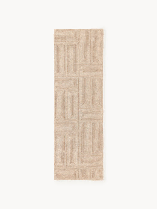 High-Low Wool Runner Alexia Hand-Tufted
