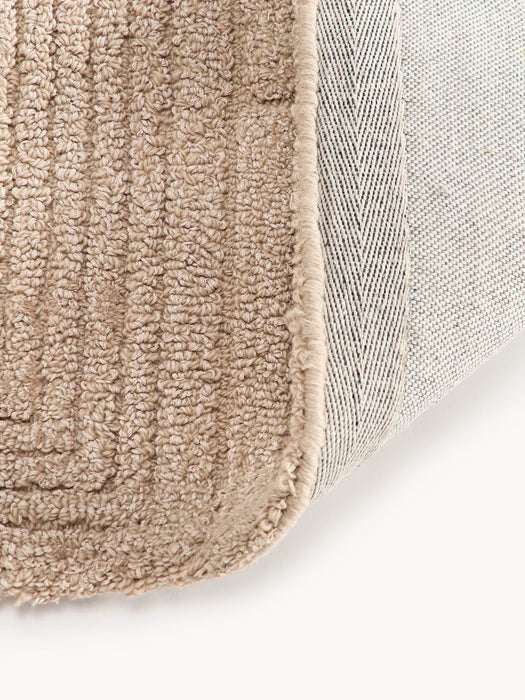 Alexia High-Low Wool Runner, Hand-Tufted