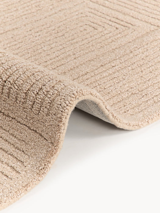 Alexia High-Low Wool Runner, Hand-Tufted