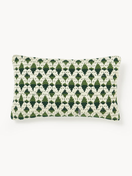 Outdoor Cushion Cover Yamir with Woven Pattern