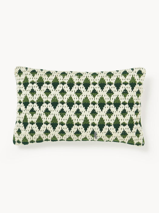 Yamir Outdoor Cushion Cover with Woven Pattern