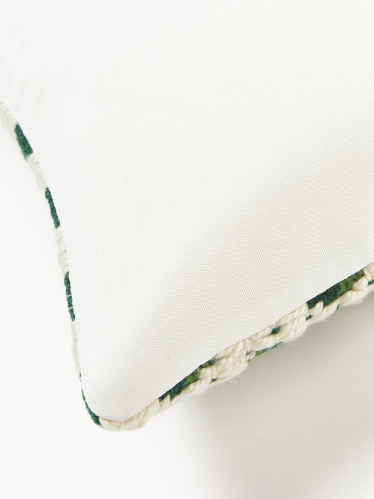 Yamir Outdoor Cushion Cover with Woven Pattern