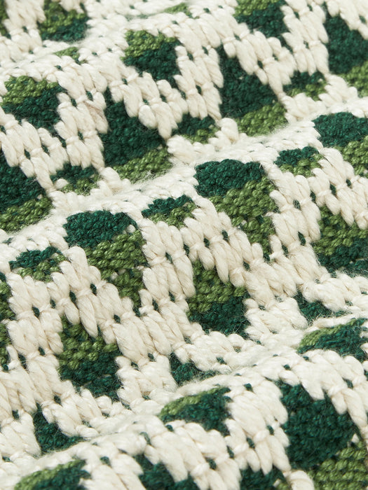 Outdoor Cushion Cover Yamir with Woven Pattern