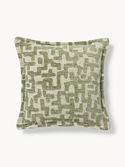 Contia Viscose Cushion with Woven Jacquard Pattern