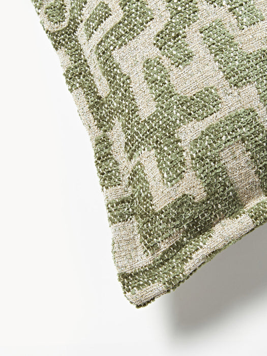 Contia Viscose Cushion with Woven Jacquard Pattern