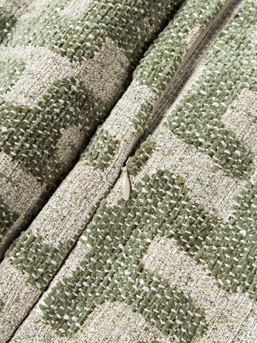 Contia Viscose Cushion with Woven Jacquard Pattern