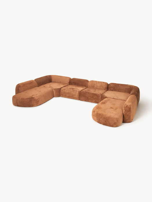 Wolke XL Modular Teddy BouclÃ© Sofa