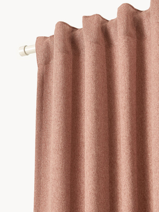 Joan Opaque Multi-Band Curtains, Set of 2, W 140 cm