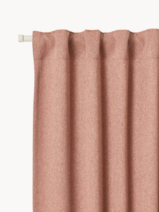 Joan Opaque Multi-Band Curtains, Set of 2, W 140 cm