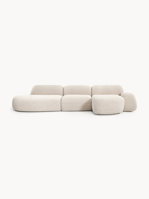 Wolke Modular Bouclé Corner Sofa (4-seater)