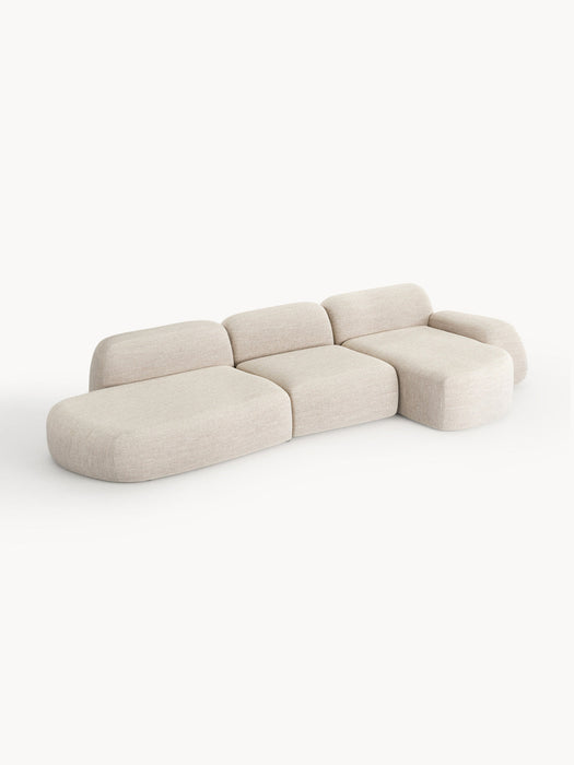 Wolke Modular Bouclé Corner Sofa (4-seater)