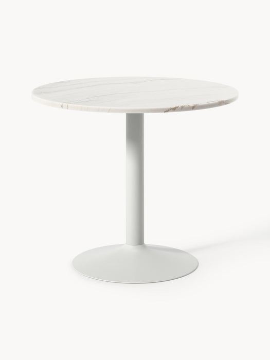 Miley Round Marble Dining Table, Ã 90 cm