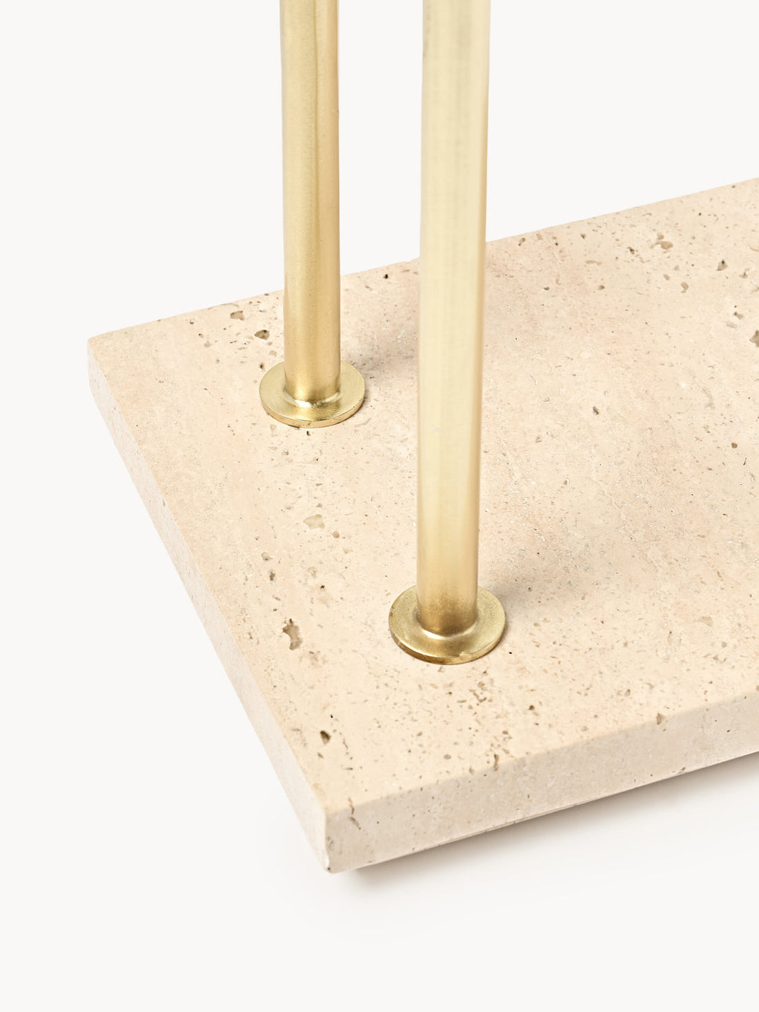 Susan Towel Stand with Travertine Base